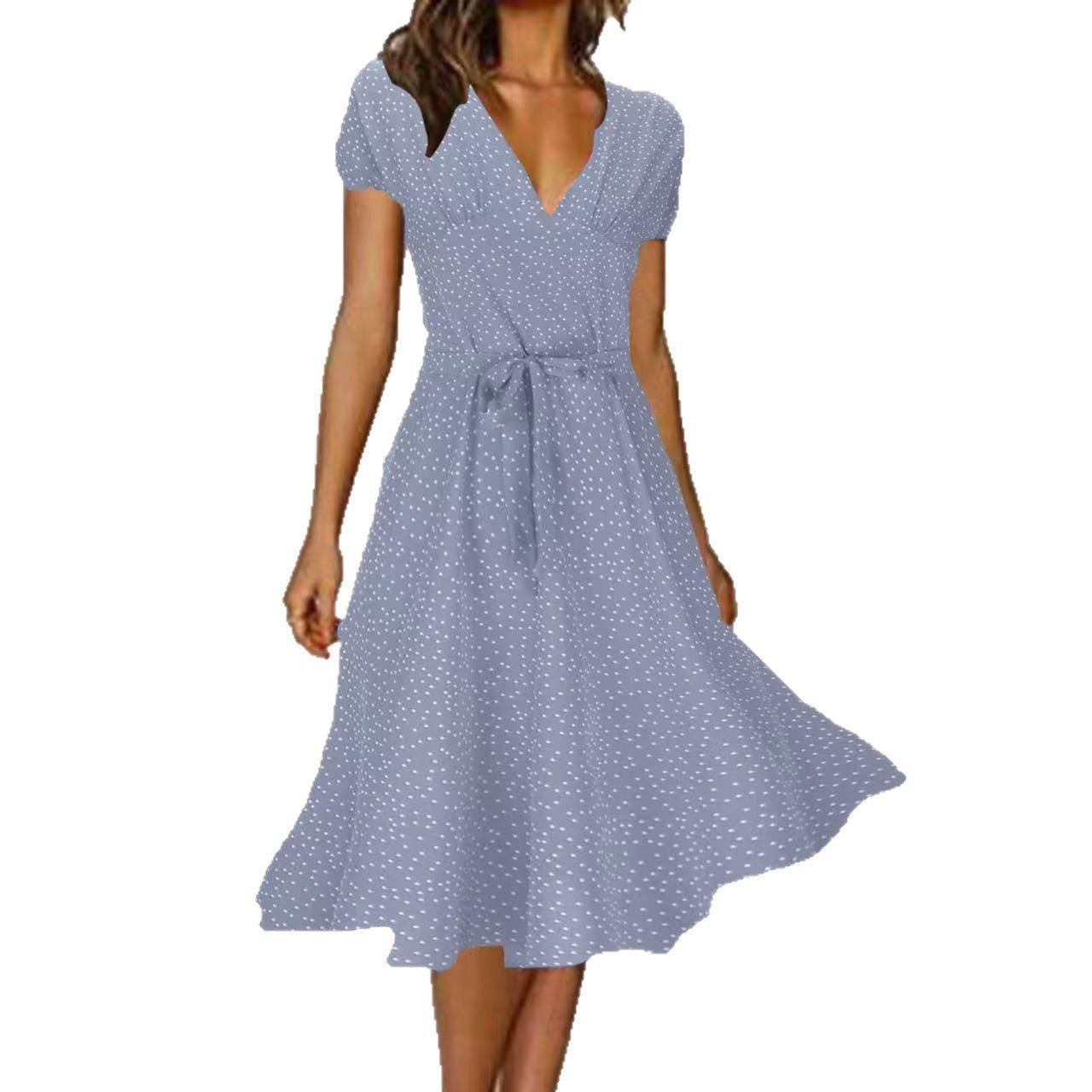 Chiffon-Kleid mit 3D-Effekt