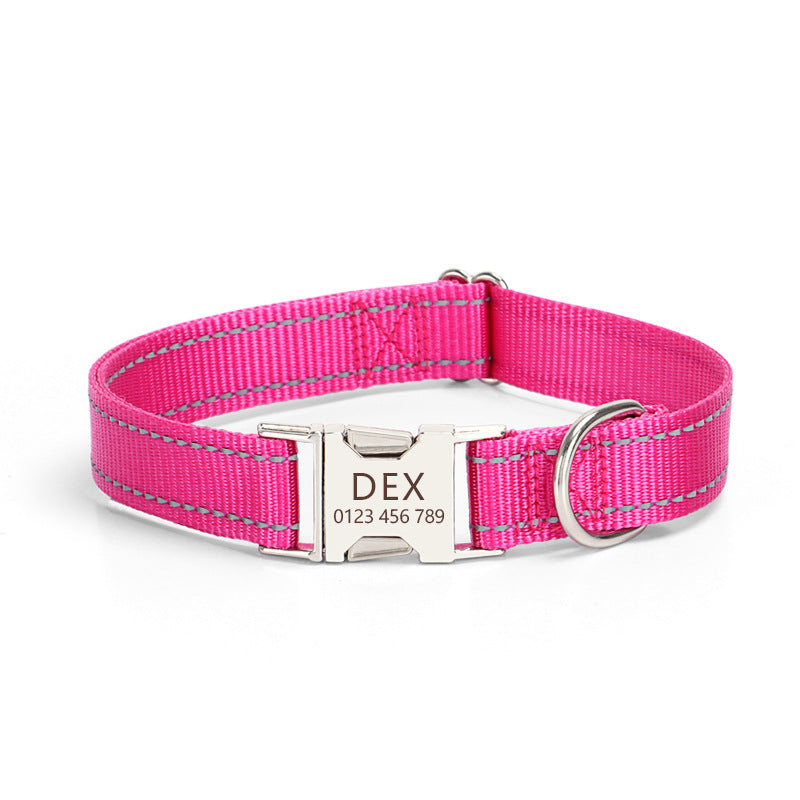 Reflektierendes Nylon-Hundehalsband