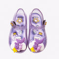 Glitzer-Sandalen mit Klett