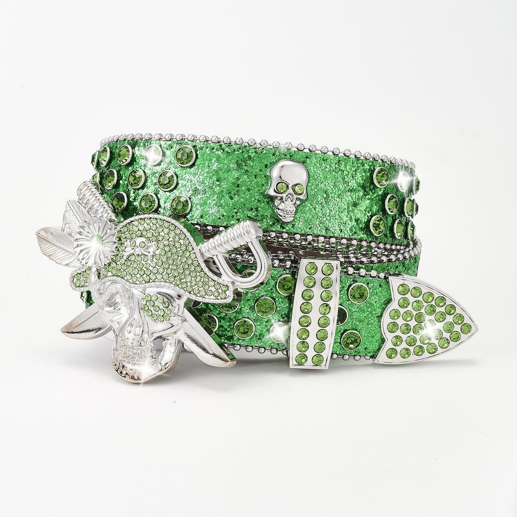Gürtel mit Strass und Dornschliesse – Bild 8 | LuxeStyle