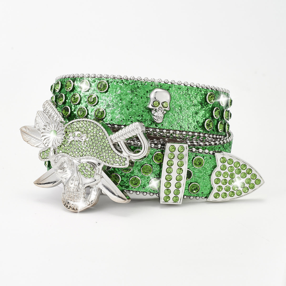 Gürtel mit Strass und Dornschliesse – Bild 8 | LuxeStyle
