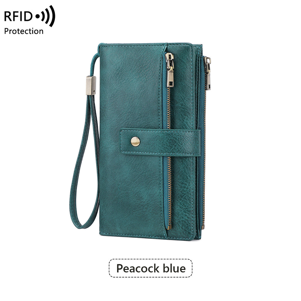 Anti-Magnetische Damen-Trifold-Card-Tasche – Bild 8 | LuxeStyle