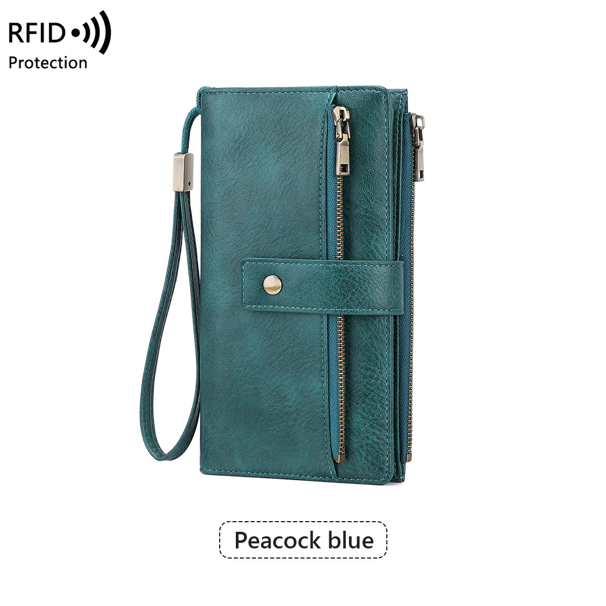 Anti-Magnetische Damen-Trifold-Card-Tasche – Bild 8 | LuxeStyle