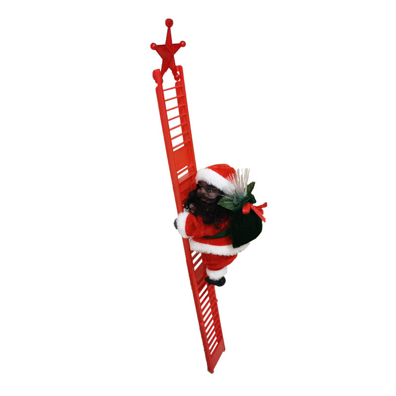Kletternder Weihnachtsmann