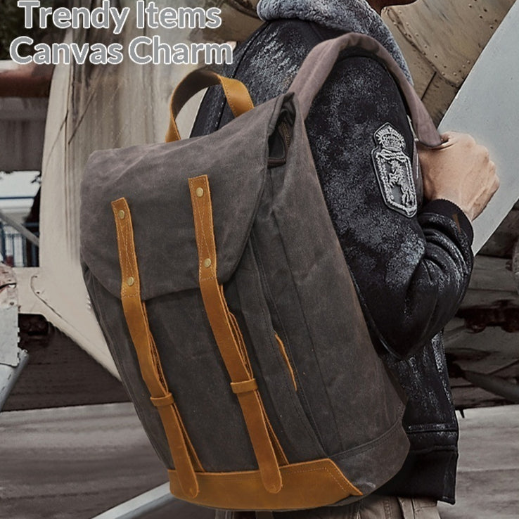 Outdoor Canvas Rucksack – wasserdicht