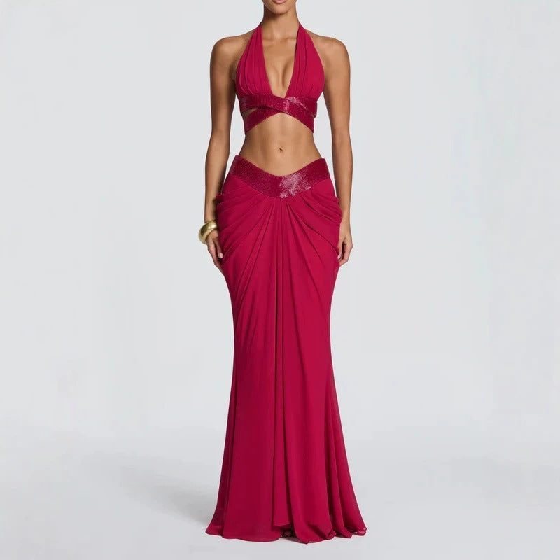 Elegantes Meerjungfrauen-Set aus Chiffon