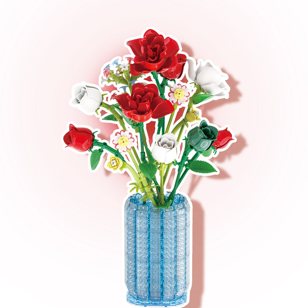 Tulpen-Rose Puzzle Bausteine – Bild 1 | LuxeStyle