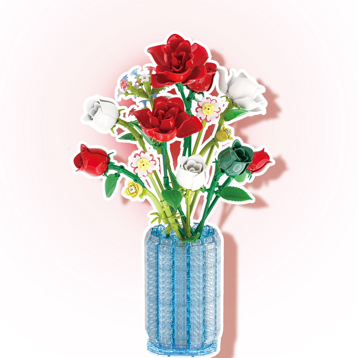 Tulpen-Rose Puzzle Bausteine – Bild 1 | LuxeStyle
