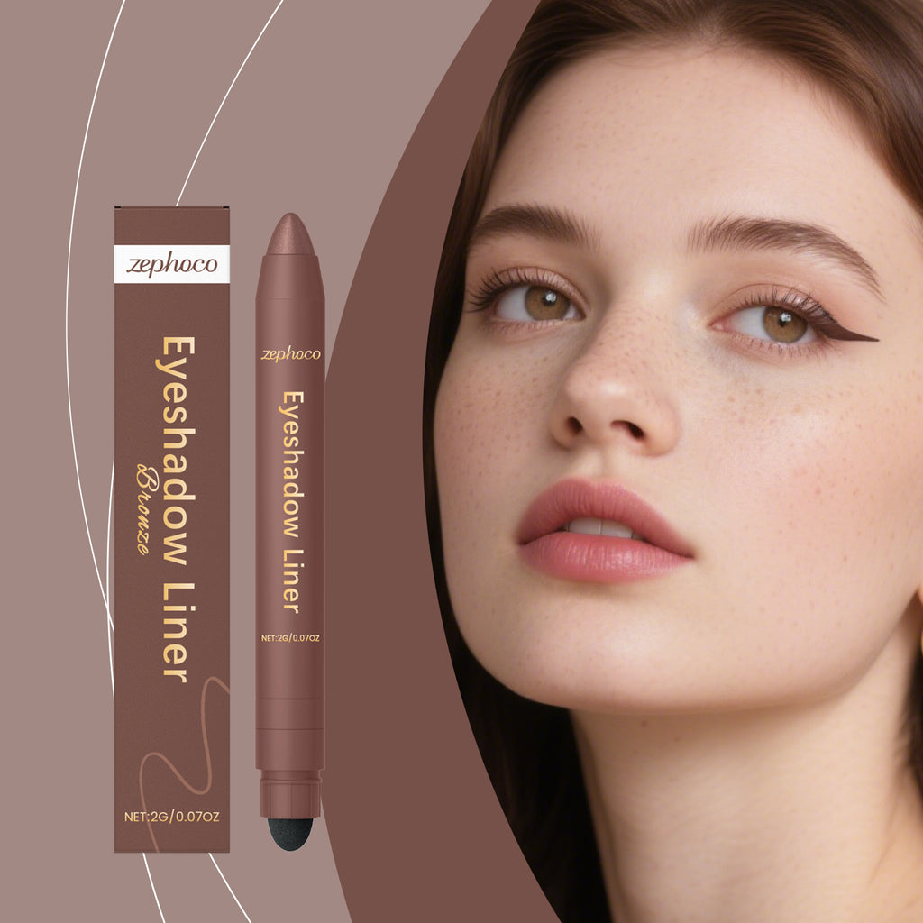 2-in-1 Eyelinerstift Bronze