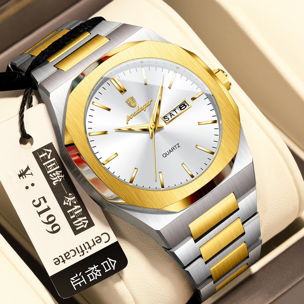 Männer-Wasserdichte Leuchtende Quarz-Uhr – Bild 3 | LuxeStyle