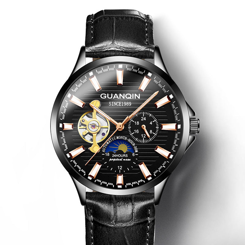 Männer-Skelett-Uhr mit mechanischem Zeiger – Bild 3 | LuxeStyle