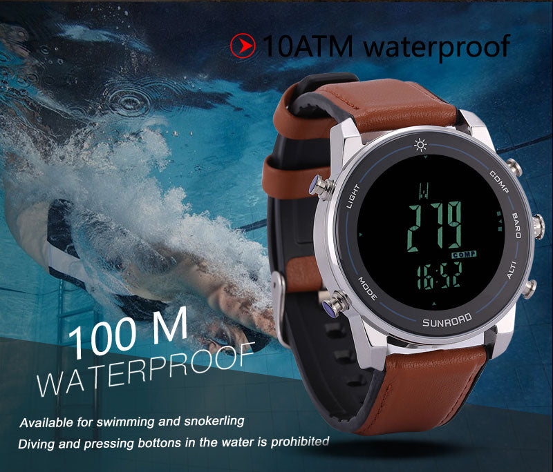 Outdoor Smartwatch mit Höhenmesser & Kompass | LuxeStyle