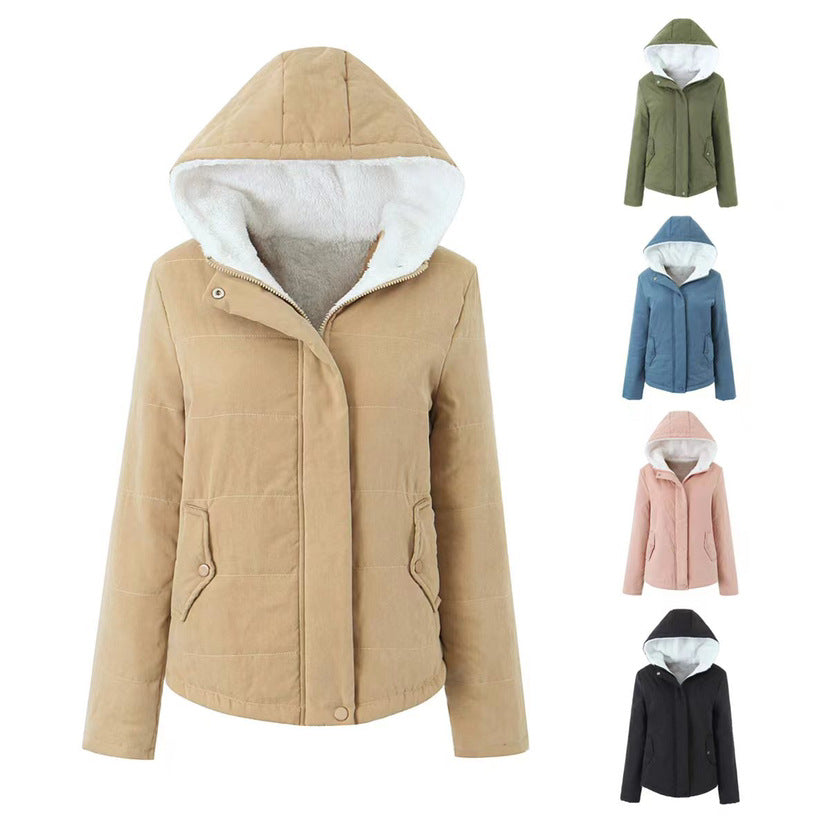 Gefütterte Kapuzenjacke für Damen