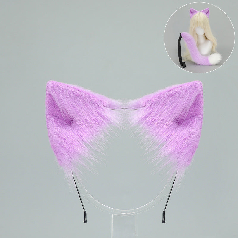 DIY Katzenohren-Haarreif und Katzenschwanz-Set