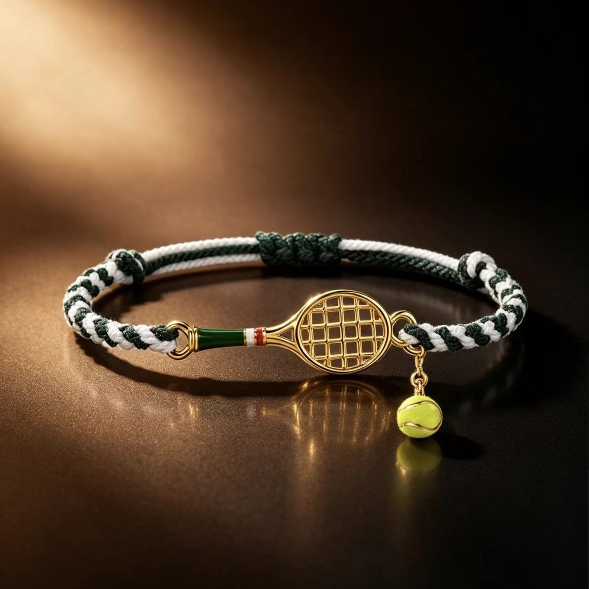 Armband mit Tennisschläger-Anhänger – Bild 3 | LuxeStyle