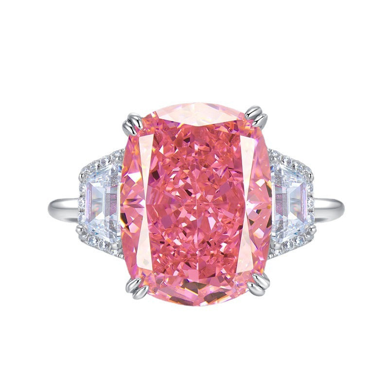 Silberring mit Hochkarbon-Strasssteinen – Bild 5 | LuxeStyle