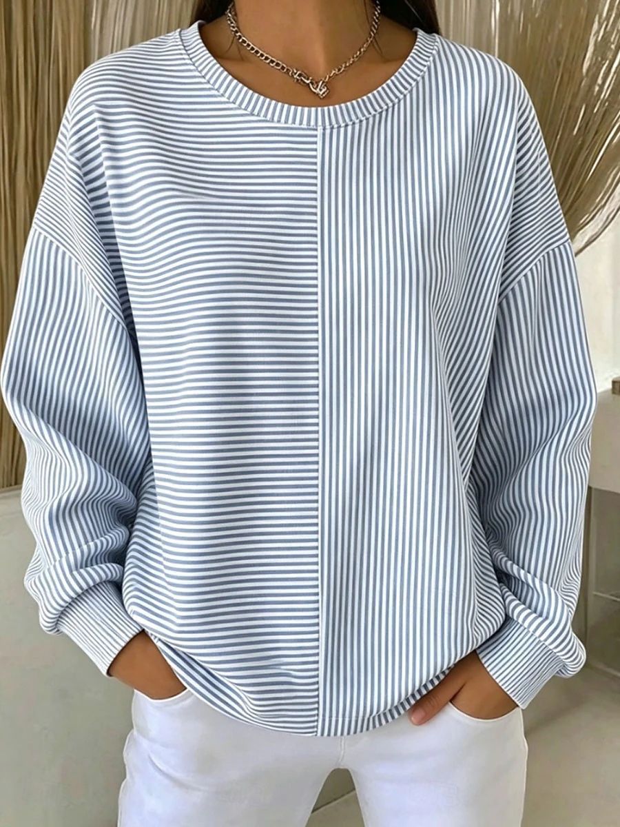 3D-bedrucktes Sweatshirt mit Rundhalsausschnitt – Bild 3 | LuxeStyle