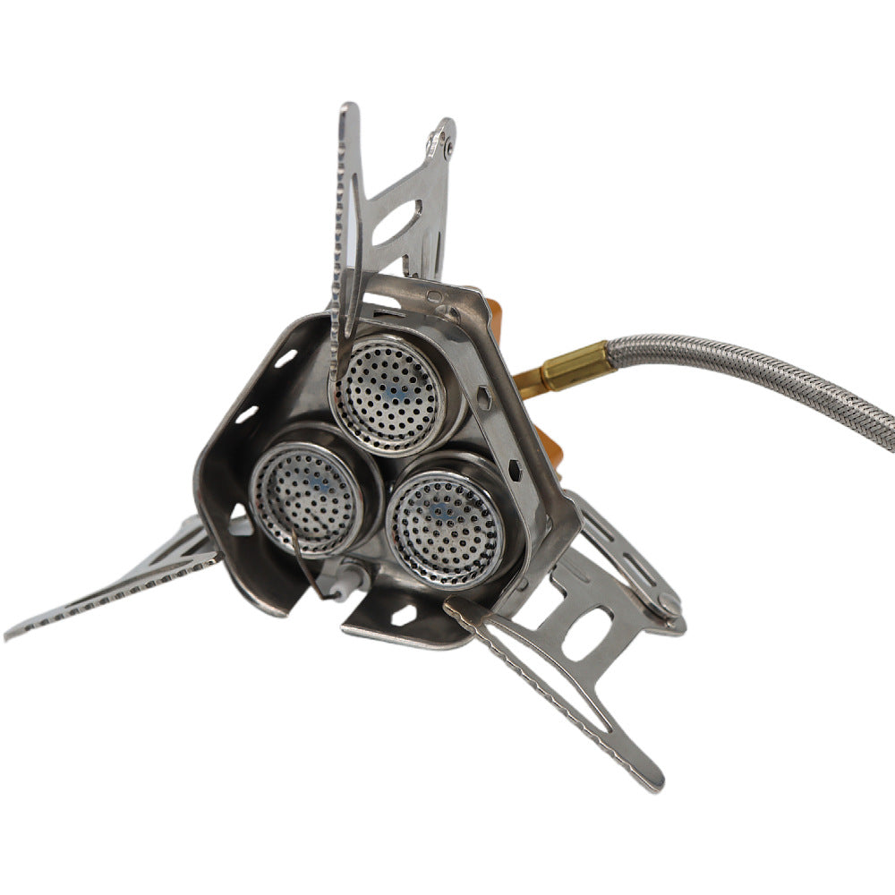 Faltbarer Gas-Campingkocher mit Windschutz – Bild 7 | LuxeStyle
