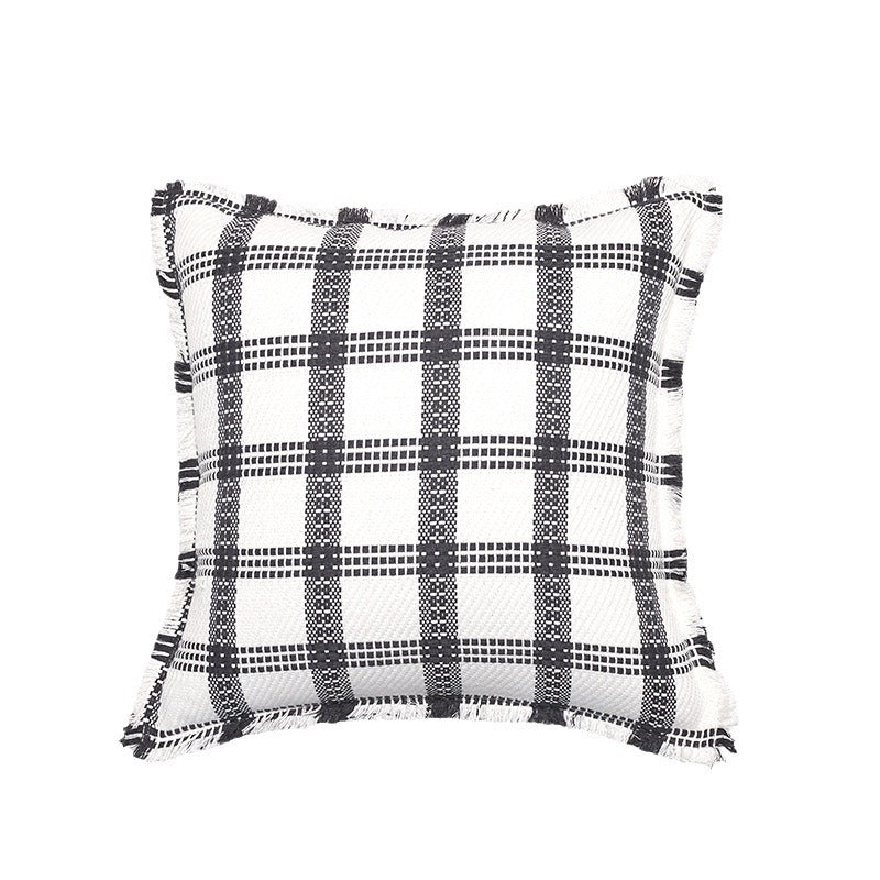 Kissenbezug mit Quasten im Chanel-Stil
