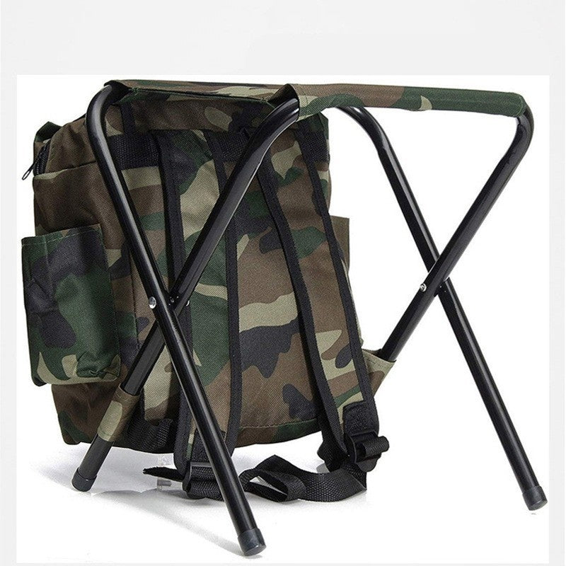 Klappbarer Rucksack-Stuhl Camouflage – Bild 4 | LuxeStyle