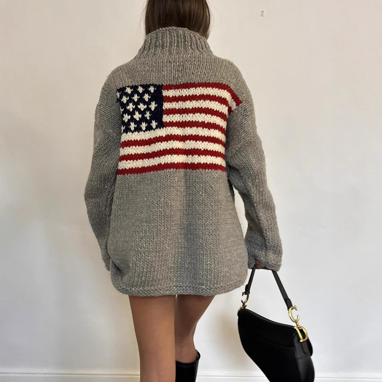 Lockerer Strickpullover mit Rundhalsausschnitt – Ansicht 7