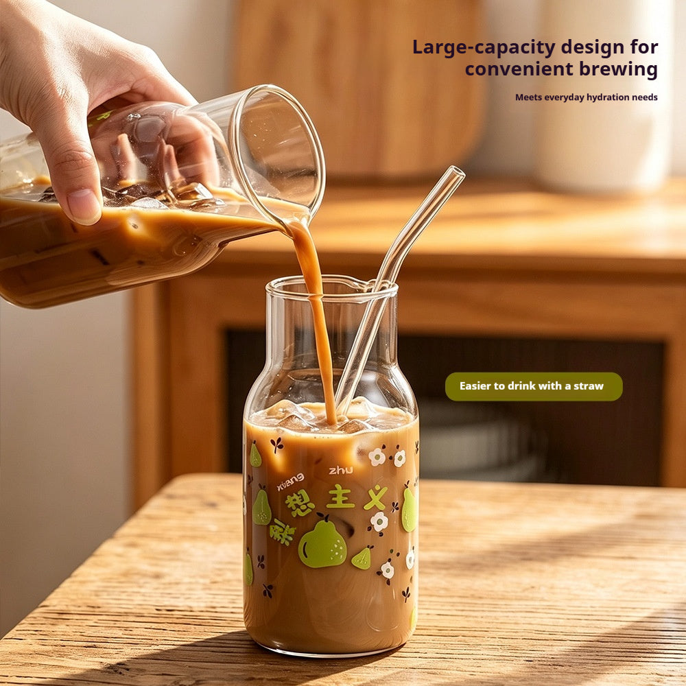 Glas‑Kaffeekanne mit Becher – hitzebeständig | LuxeStyle