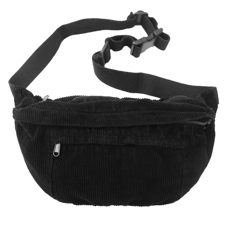 Große Corduroy-Tasche, Schulter- & Umhängetasche
