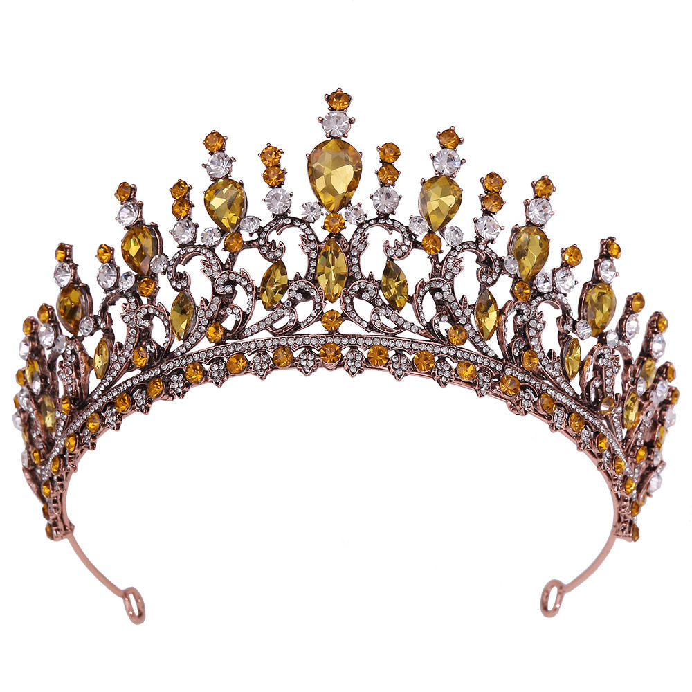 Barocke Kristall-Tiara für Hochzeiten