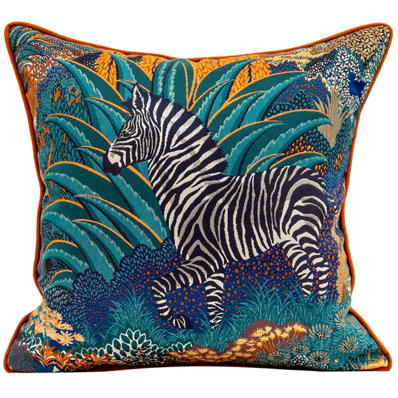 Zebra Jacquard Kissenhülle – Bild 11 | LuxeStyle