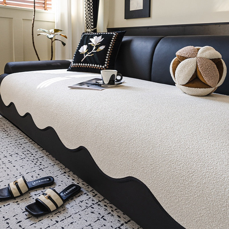 Wasserfester Teddyfleece Sofa-Überzug