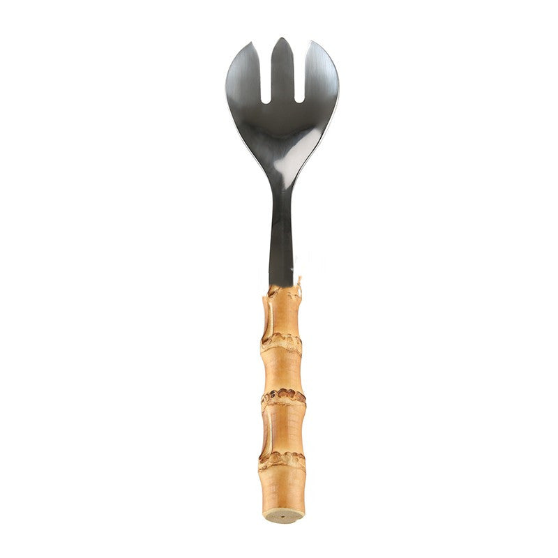 Besteckset aus Edelstahl mit Bambusgriff – Bild 5 | LuxeStyle