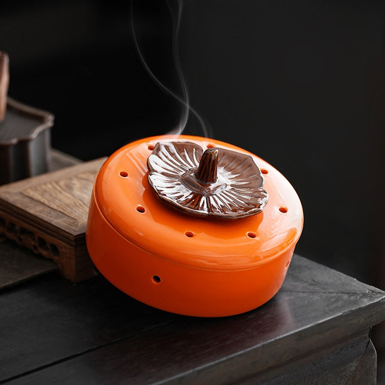 Persimmon-Aroma-Diffuser in Kaki-Form orange