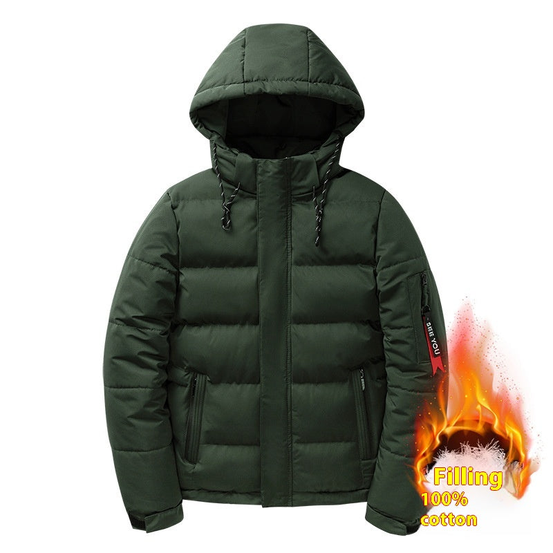 Herren-Parka aus Polyesterfaser, gefüttert – Bild 6 | LuxeStyle