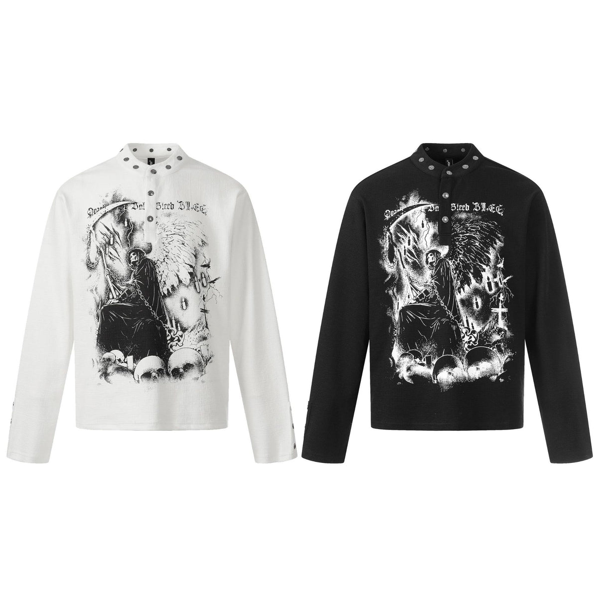 Langarmshirt mit Print für Herren – Bild 3 | LuxeStyle