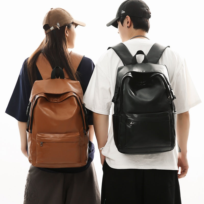 Reise-Rucksack aus PU-Leder, gross | LuxeStyle