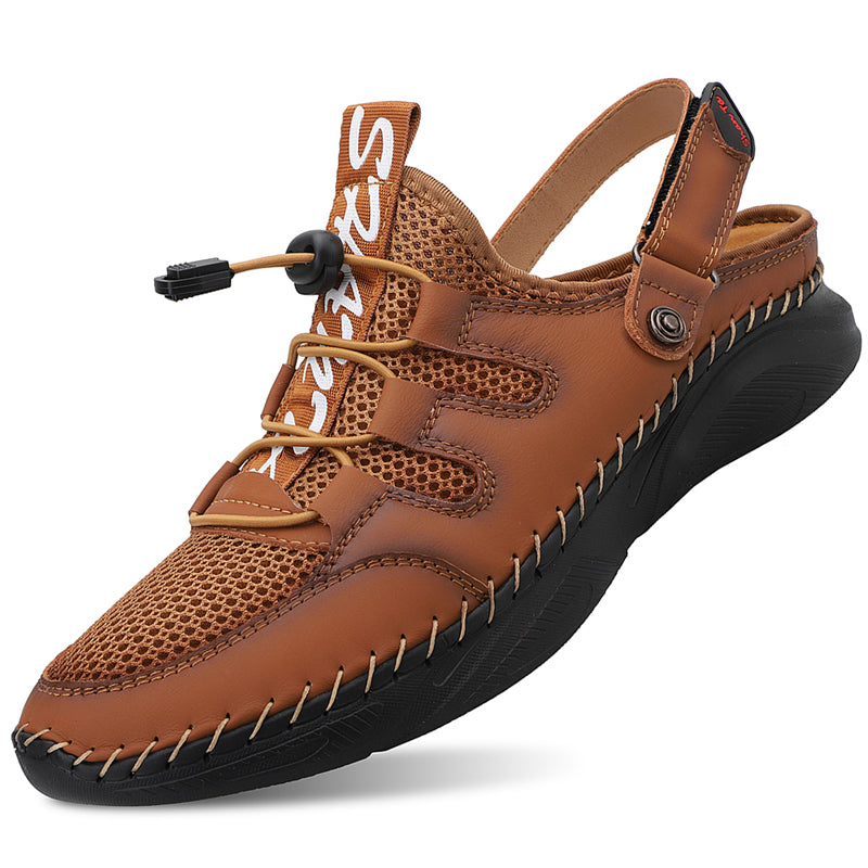 Cowhide-Casual-Sandalen für Herren Plus Size – Bild 5 | LuxeStyle