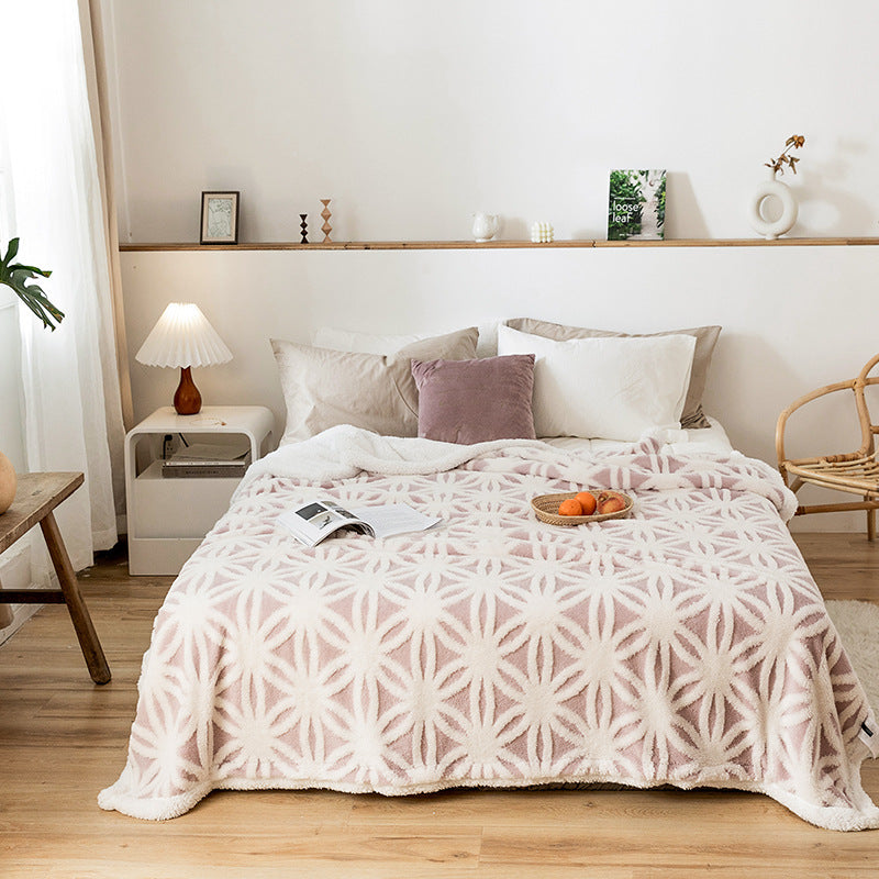 Samt-Jacquard-Decke aus Polyesterfaser – Bild 10 | LuxeStyle