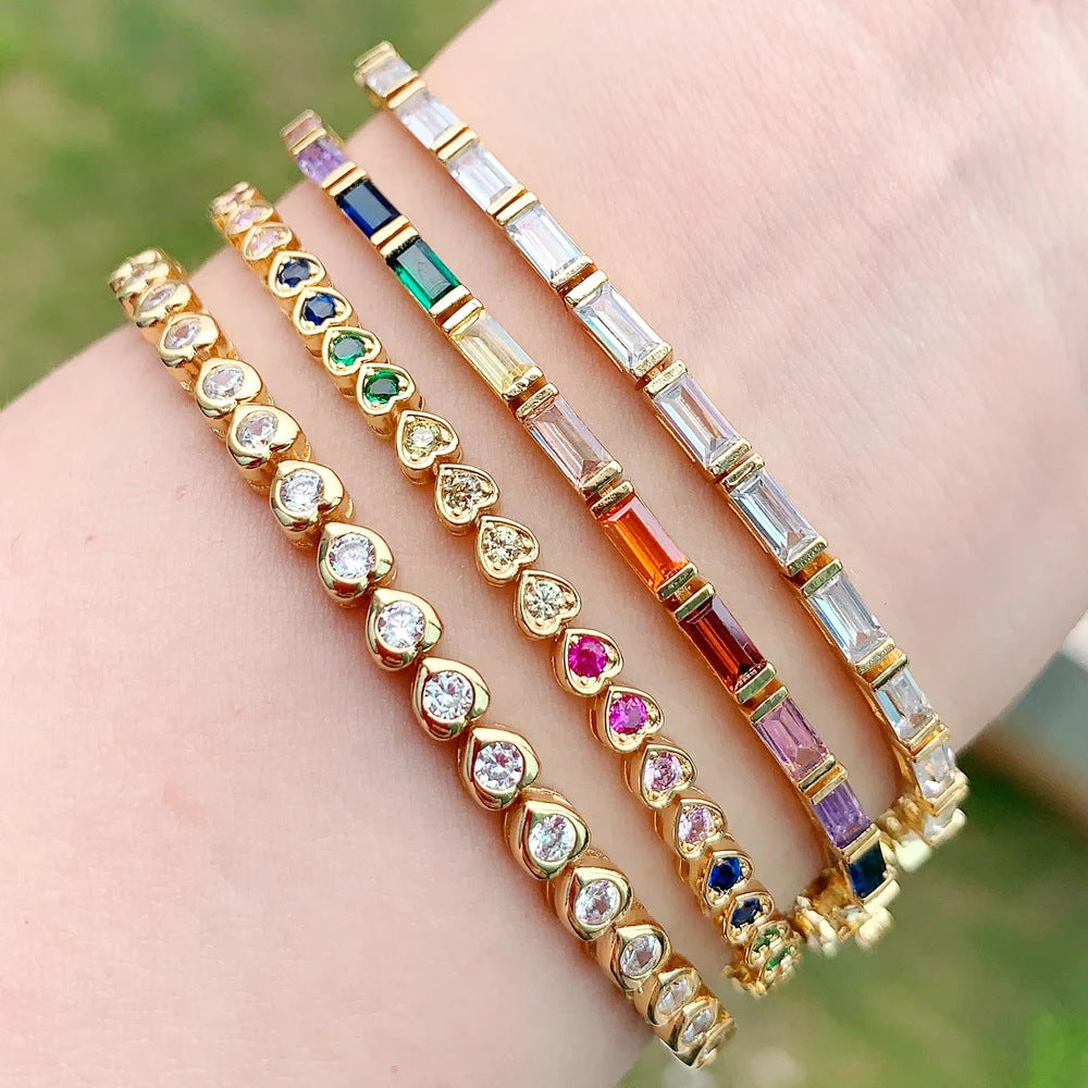 Vergoldetes Herzarmband für Damen – Bild 3 | LuxeStyle