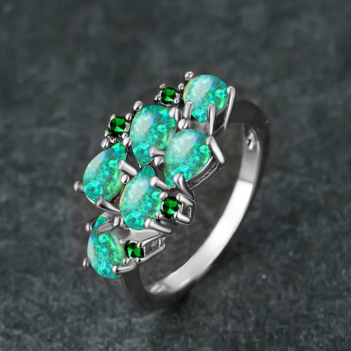 Vielseitiger Damenring mit Zirkonia
