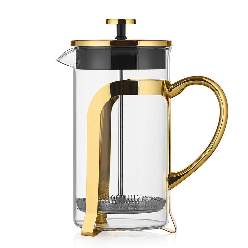 French Press Kaffeebereiter aus Borosilikatglas