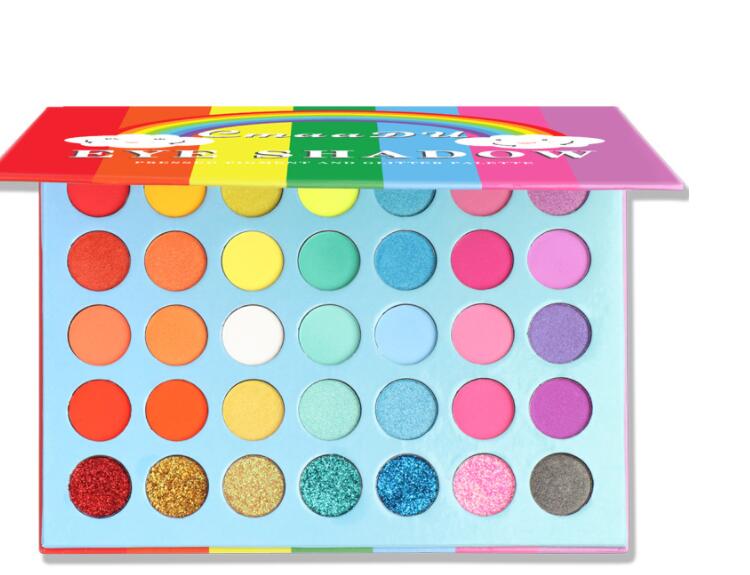 35 Farben Regenbogen Lidschatten-Palette – Bild 2 | LuxeStyle