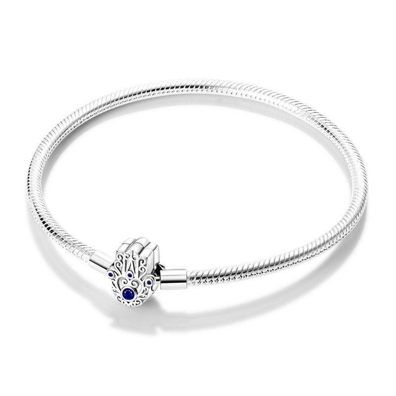 Kupferbeschichtetes Silberarmband mit Kreuz – Bild 5 | LuxeStyle