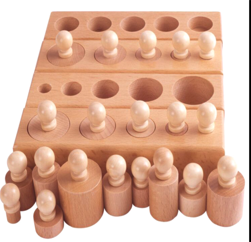 Montessori Steckzylinder aus Buchenholz – Bild 2 | LuxeStyle