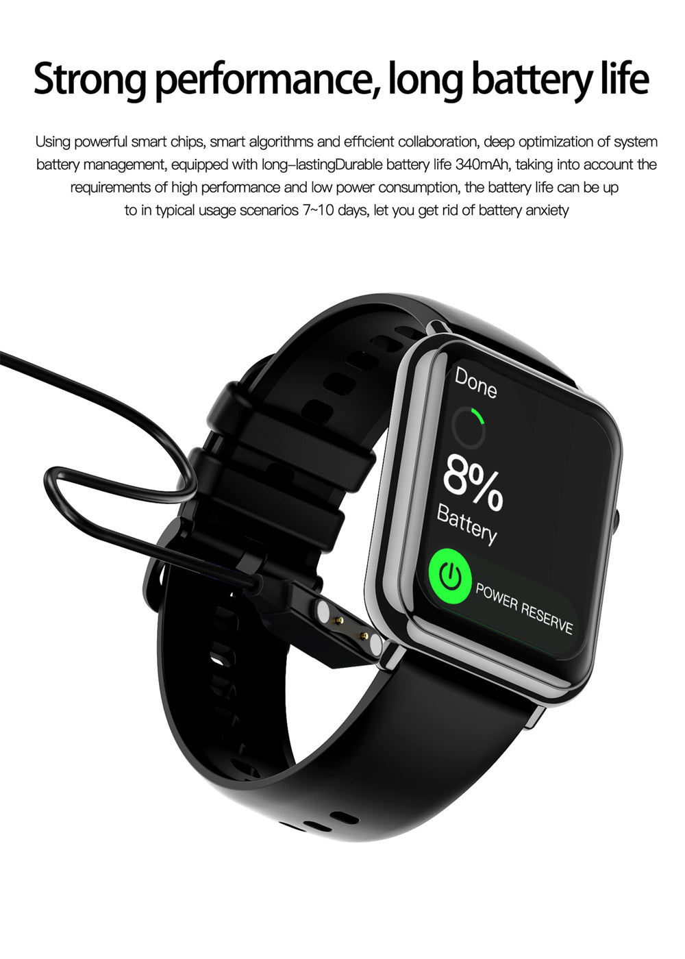 Wasserdichte Smartwatch mit Touchscreen – Bild 2 | LuxeStyle