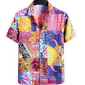 Casual Kurzarm-Shirt mit Digital-Druck