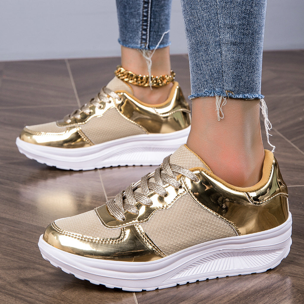 Atmungsaktiver Sneaker mit Schaukelsohle – Bild 6 | LuxeStyle