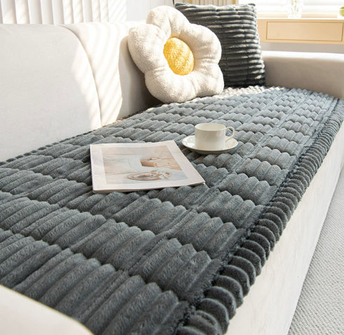 Plüsch-Sofaüberwurf für modulare Sofas – Bild 9 | LuxeStyle
