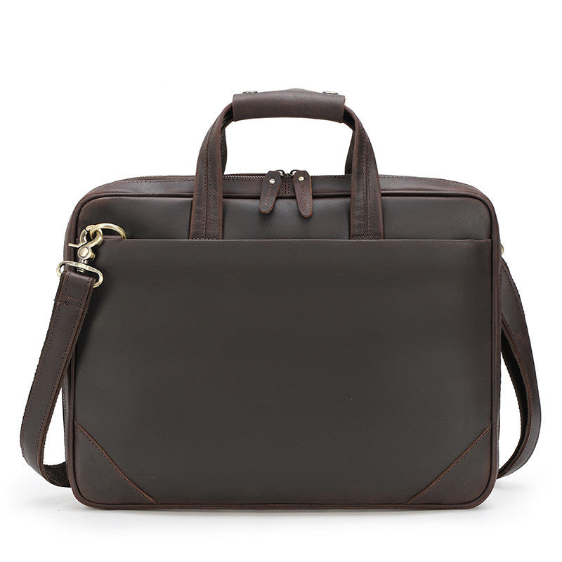 Retro Leder Businesstasche für Herren – Bild 5 | LuxeStyle