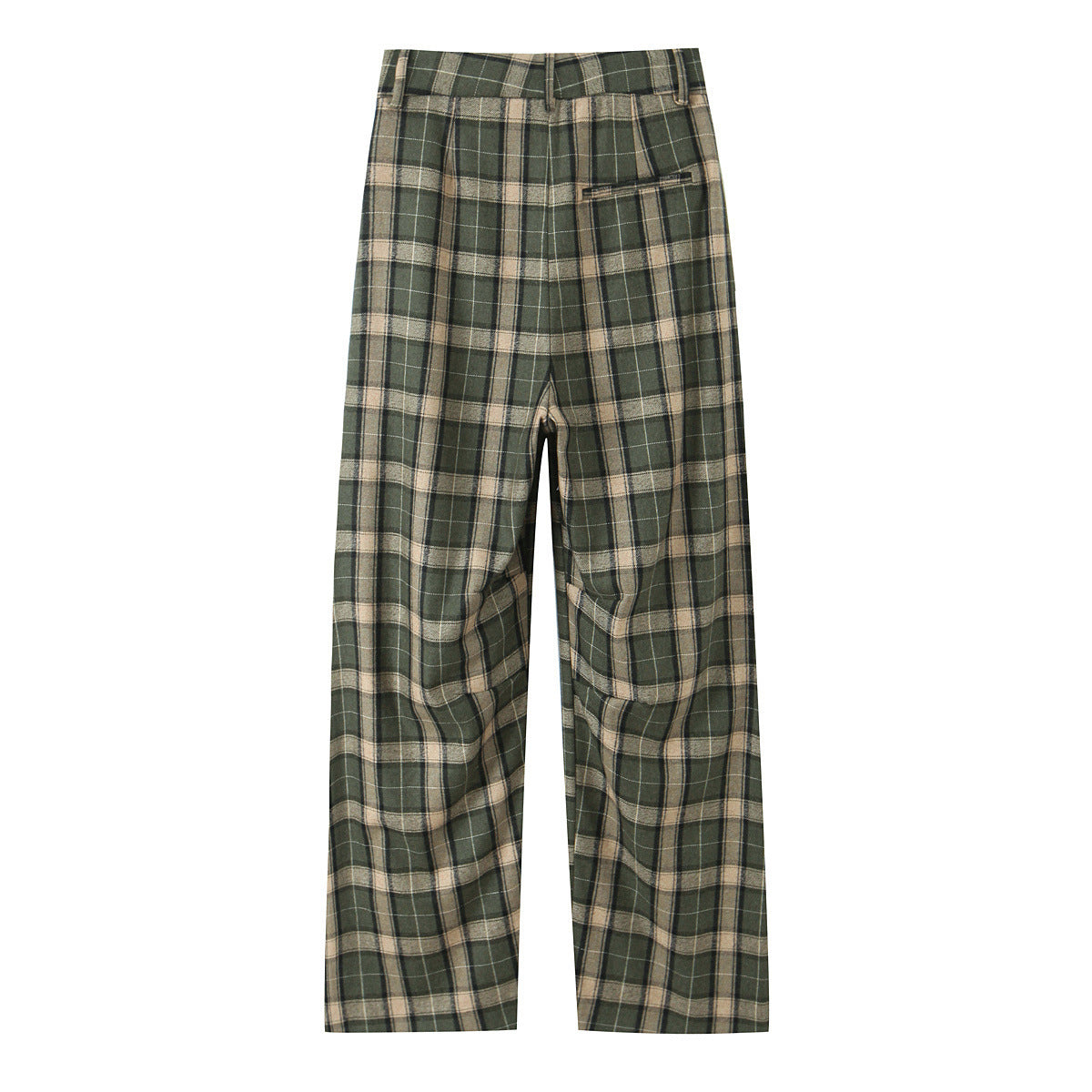 Trendige karierte Hose mit mittlerer Bundhöhe – Bild 6 | LuxeStyle