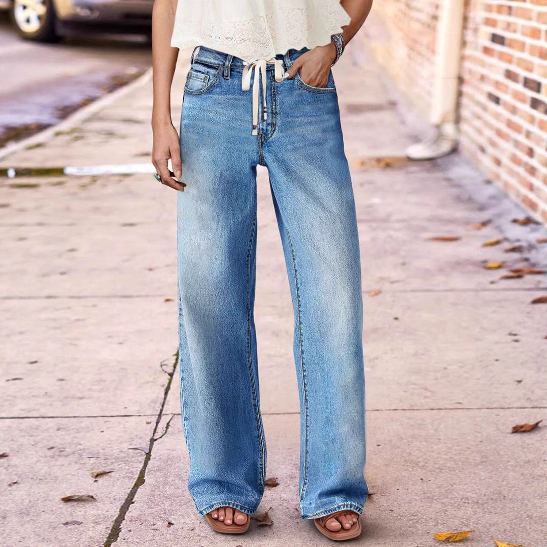 Leichte, dehnbare Jeans